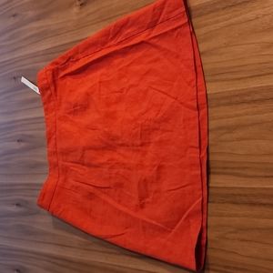 Asos Orange Linem Skirt NWT Size 4